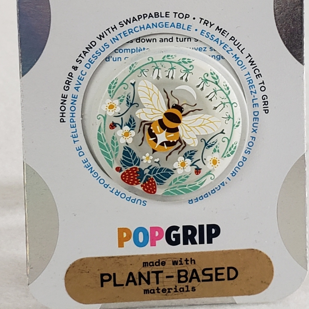 PopSocket PopGrip with Bee Design - Multicolor! - Picture 2 of 3